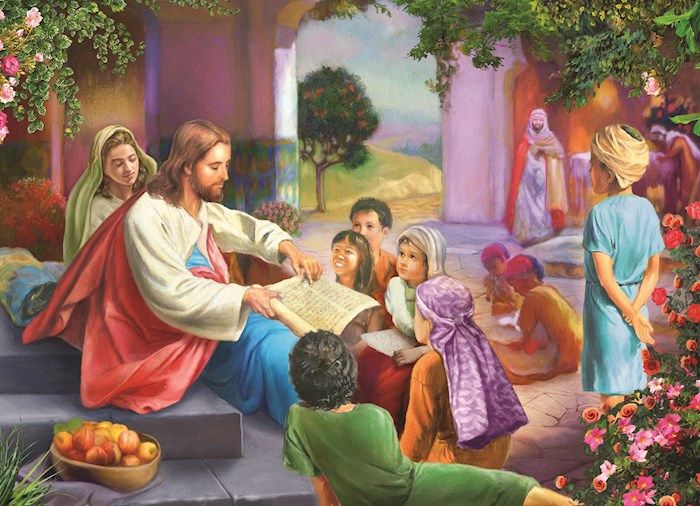 JIGSAW PUZZLE- JESUS WITH CHILDREN- 1000 PIECES
