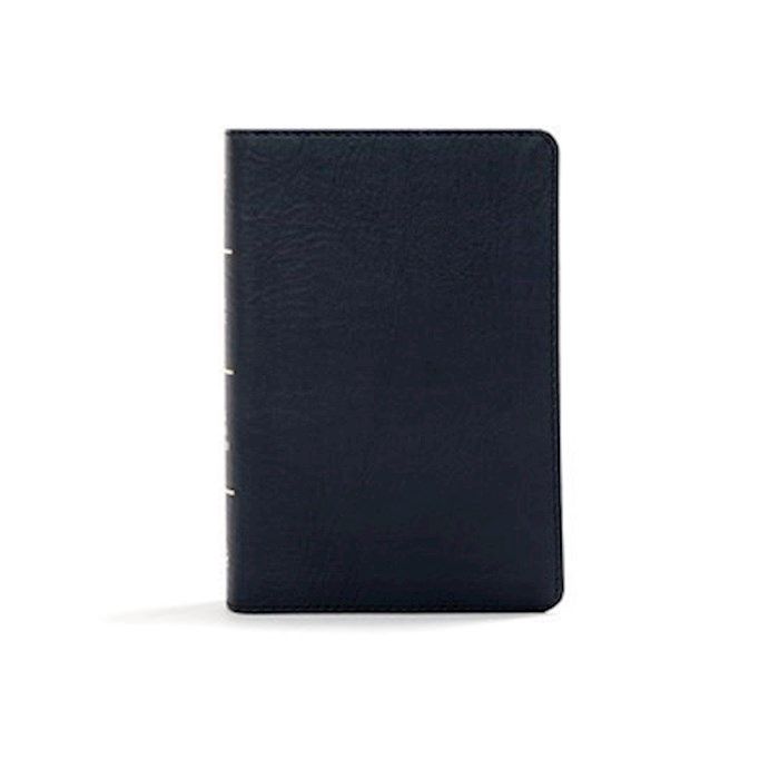 B-KJV- REFERENCE, LARGE PRINT, COMPACT, BLACK LEATHERTOUCH