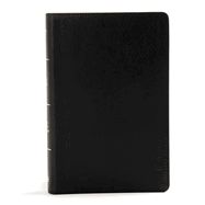 B-KJV- LARGE PRINT PERSONAL SIZE REFERENCE BIBLE, BLACK, LEATHERTOUCH, INDEXED