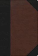 B-KJV- SUPER GIANT PRINT, REFERENCE, BLACK/BROWN, LEATHERTOUCH, INDEXED