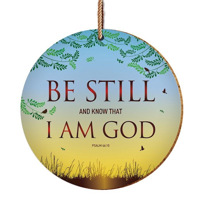 ORNAMENT- CERAMIC- BE STILL