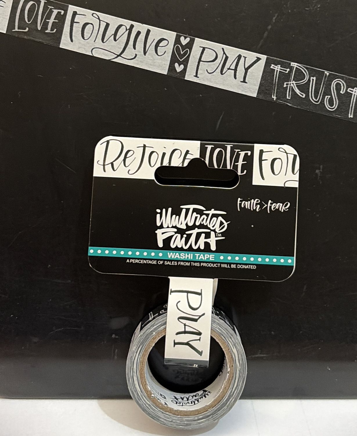 BJR- WASHI TAPE- FAITH > FEAR