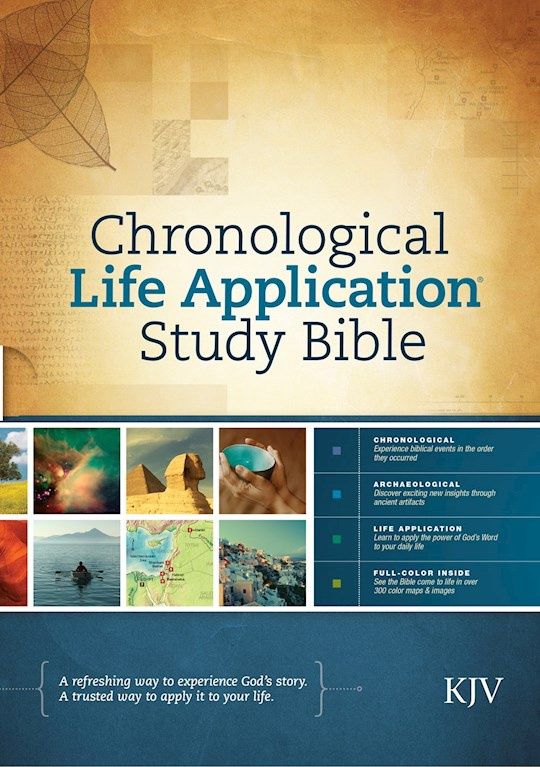 B-KJV- CHRONOLOGICAL LIFE APPLICATION STUDY BIBLE