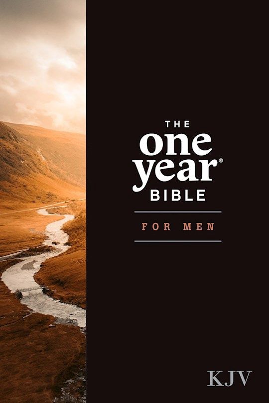 B-KJV- ONE YEAR BIBLE- FOR MEN- HARDCOVER