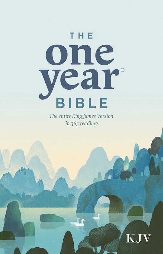 B-KJV- ONE YEAR BIBLE- KJV, SOFTCOVER