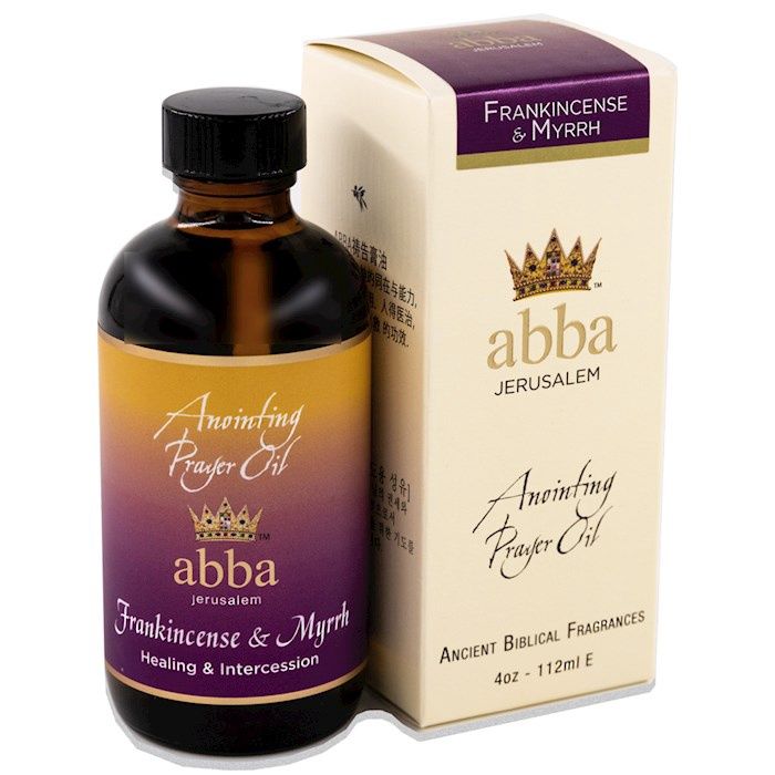 ANOINTING OIL- FRANKINCENSE &amp; MYRRH- 4 OZ