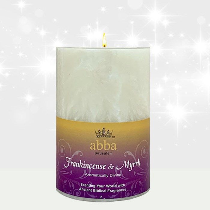 PILLAR CANDLE- FRANKINCENSE &amp; MYRRH