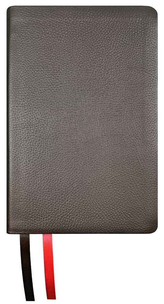 B-NASB- 2020  REFERENCE BIBLE, BLACK GENUINE LEATHER