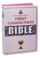 B- NEW CATHOLIC MED. PRINT DURA LUX (GIRL COMMUNION)