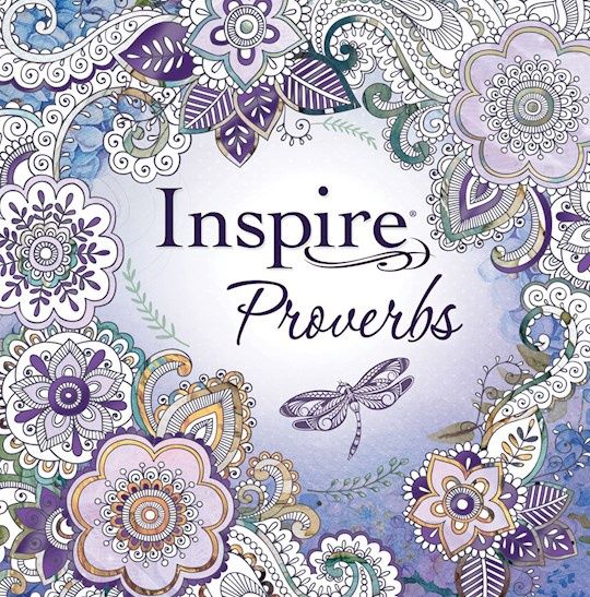 B-NLT- INSPIRE PORTIONS: PROVERBS, COLORING BOOK- SALE!