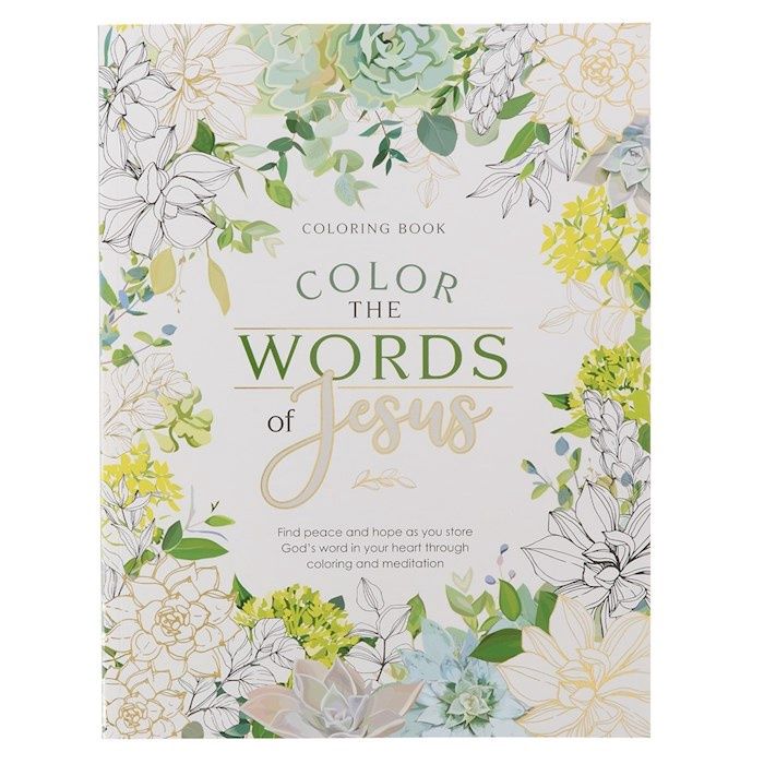 ACB- COLOR THE WORDS OF JESUS COLORING BOOK