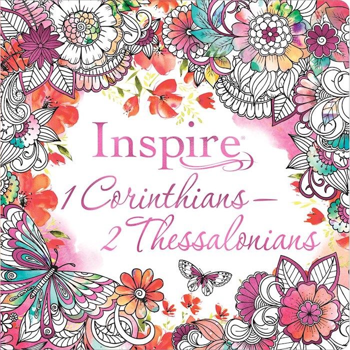 B-NLT- INSPIRE PORTIONS: 1 CORINTHIANS - 2 THESSALONIANS, COLORING BOOK- SALE!