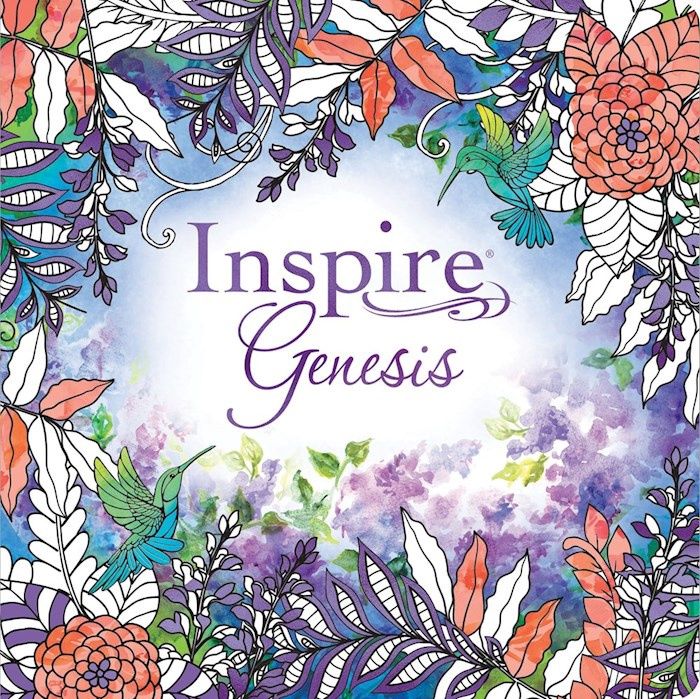 B-NLT- INSPIRE PORTIONS: GENESIS, COLORING BOOK