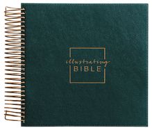 B-CSB- ILLUSTRATING BIBLE- GREEN, SPIRAL