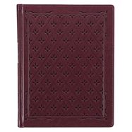 B-KJV- LARGE PRINT NOTE-TAKING-DARK BROWN, FAUX LEATHER