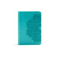 B-KJV- LARGE PRINT COMPACT REFERENCE TEAL LEATHERTOUCH