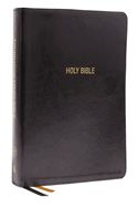 B-KJV- FOUNDATION STUDY BIBLE, LARGE PRINT, LEATHERSOFT, BLACK