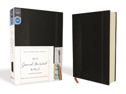 B-NIV- JOURNAL THE WORD BIBLE, HARDCOVER, BLACK,