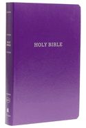 B-KJV- GIFT &amp; AWARD BIBLE, IMITATION LEATHER, PURPLE, RED LE