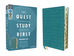 B-NIV- QUEST STUDY BIBLE, PERSONAL SIZE, LEATHERSOFT, TEAL