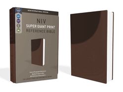 B-NIV- SUPER GIANT PRINT REFERENCE BIBLE, IMITATION