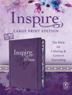 B-NLT- INSPIRE PRAISE BIBLE, PURPLE, LARGE PRINT JOURNALING