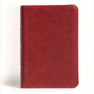 B-NASB- LARGE PRINT COMPACT REFERENCE, BURGUNDY,  LEATHERTOUCH