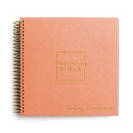 B-NIV- ILLUSTRATING BIBLE: PSALMS &amp; PROVERBS, CORAL, SPIRAL-BOUND