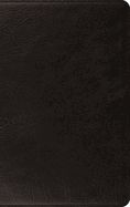 B-ESV- LARGE PRINT THINLINE BIBLE, BLACK, GENUINE LEATHER