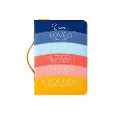 BIBLE COVER- XXL- MODERN RAINBOW I AM  XXL
