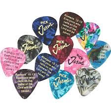 GUITAR PICKS- PICK JESUS