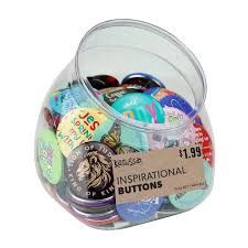 BUTTONS PINS- KERUSSO- ASSORTED