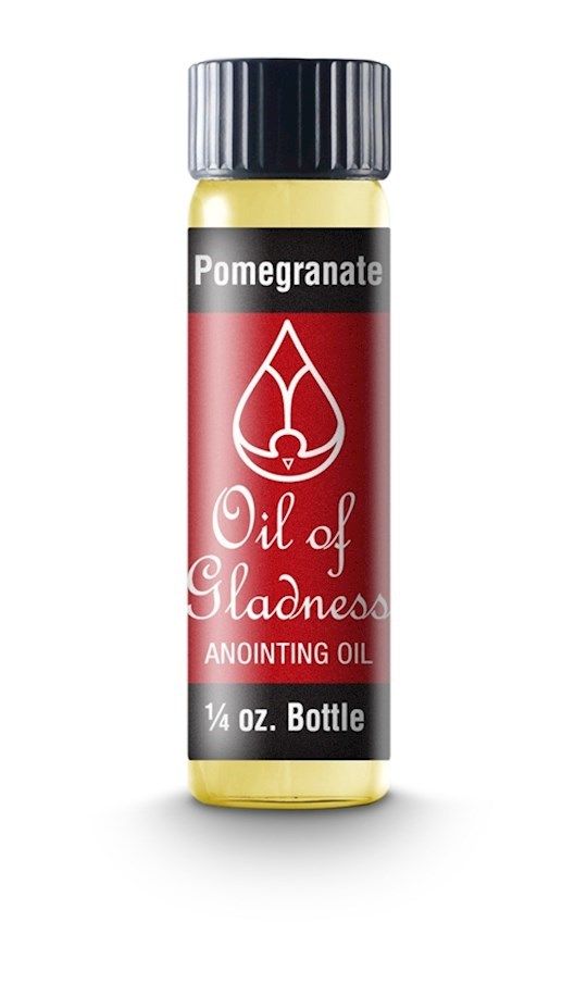 ANOINTING OIL- OIL OF GLADNESS- POMEGRANATE, 1/4 OZ