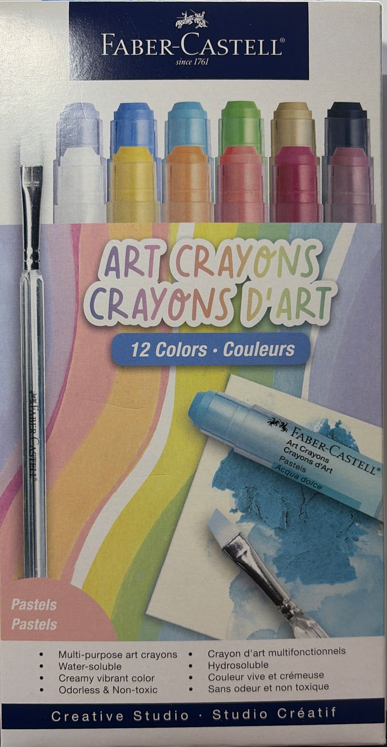 BJR- GELATOS- PASTELS SET- ART CRAYONS