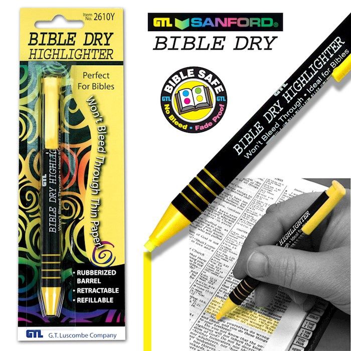 DRY HIGHLIGHTER- YELLOW CARDED