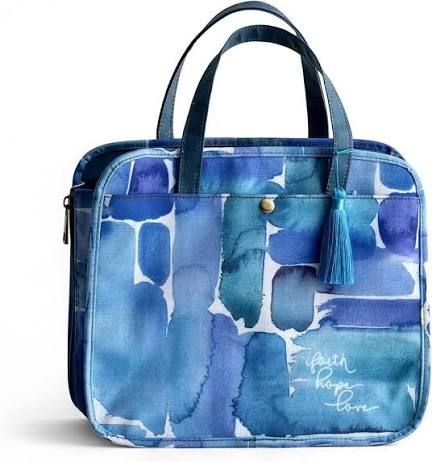 BJR- ORGANIZATION BAG- BLUE- FAITH HOPE LOVE
