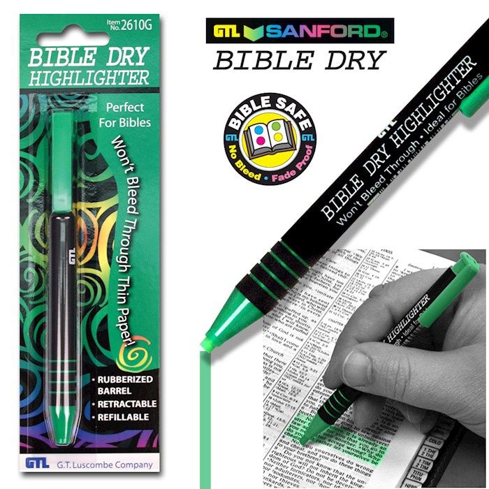 DRY HIGHLIGHTER- GREEN CARDED