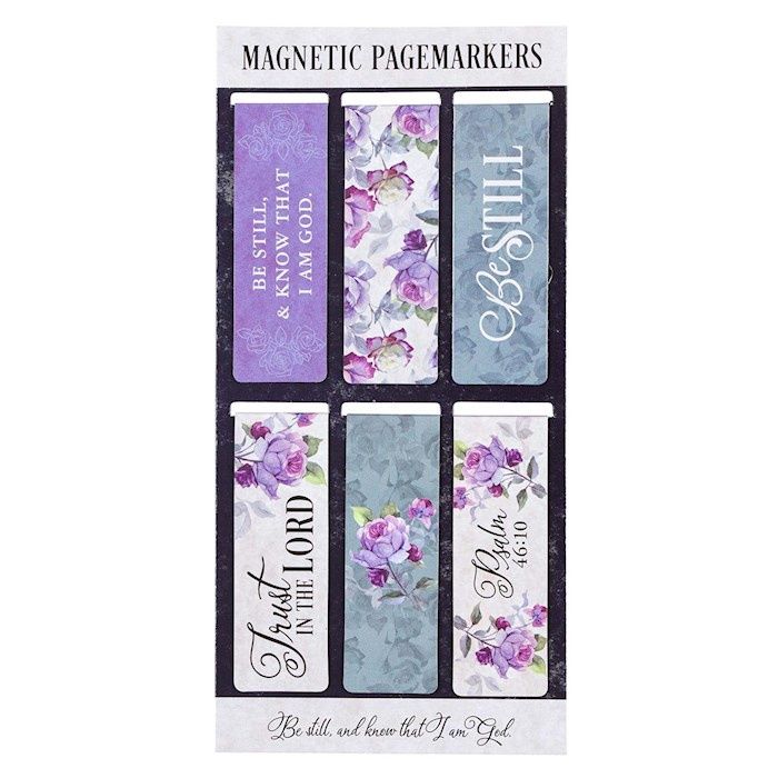 MAGNETIC BOOKMARK SET- BE STILL PAGEMARKER MAGNETIC