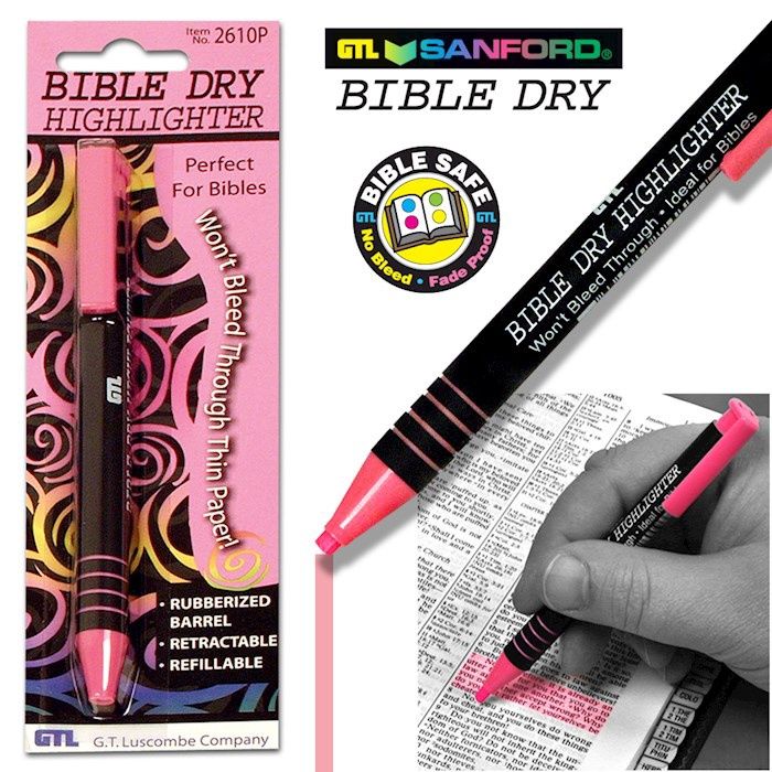 DRY HIGHLIGHTER- PINK CARDED