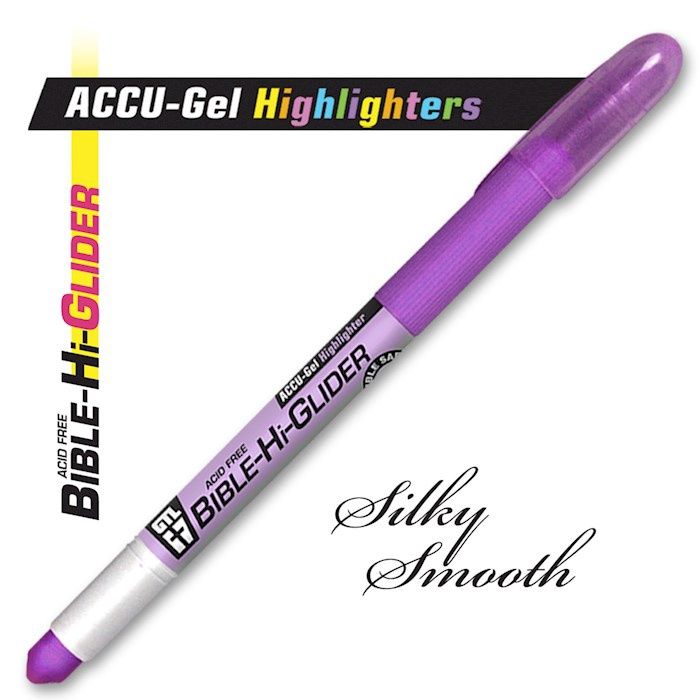 ACCU-GEL VIOLET BIBLE-HI-GLIDER, PURPLE