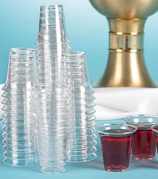 COMMUNION CUPS 1000/BOX- 1.25" HIGH- SALE! RIVERWOOD