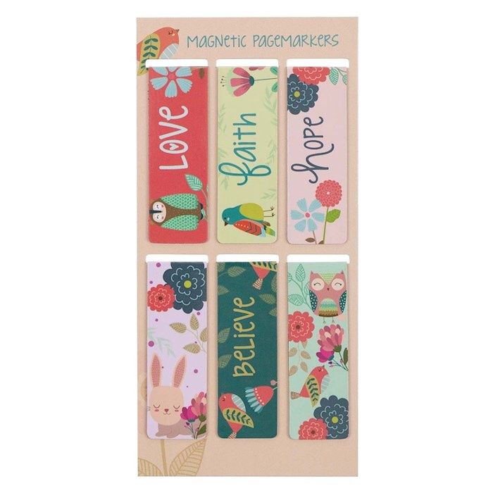 BKMK MAGNETIC PAGEMARKER SET WALK IN LOVE