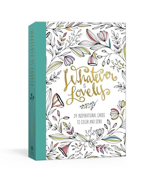 ACB- WHATEVER IS LOVELY POSTCARD BOOK: 24 INSPIRATIONAL