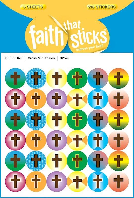 CROSS MINIS (6PK) STICKERS