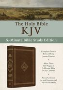 B- KJV 5 MINUTE STUDY EDITION- HICKORY
