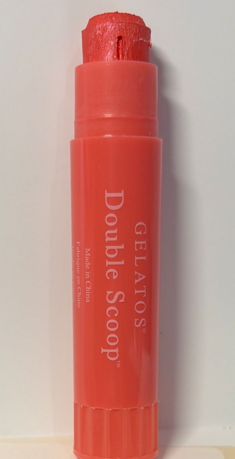 BJR- GELATOS- DOUBLE SCOOP- METALLIC MELON- ART CRAYON