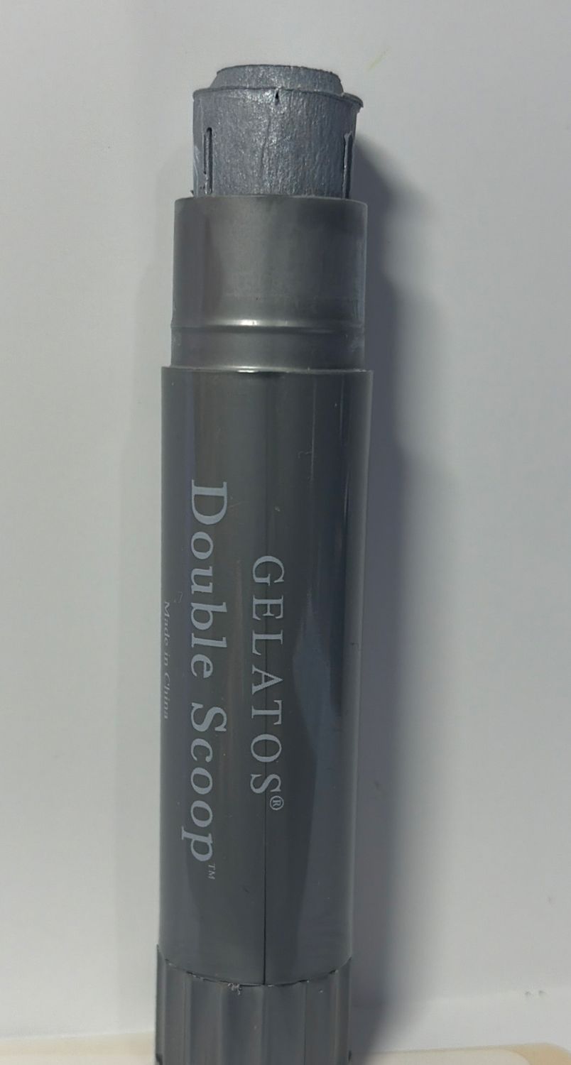 BJR- GELATOS- DOUBLE SCOOP- SILVER ICE- ART CRAYON