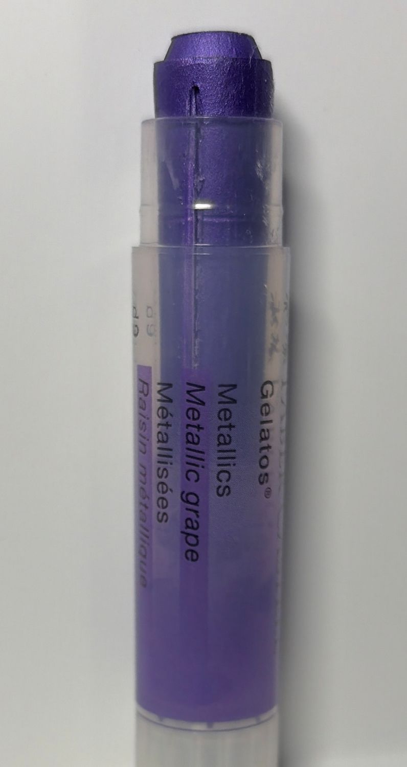BJR- GELATOS- SINGLE- METALLIC GRAPE- ART CRAYON