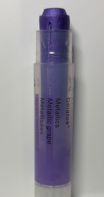 BJR- GELATOS- SINGLE- METALLIC GRAPE- ART CRAYON