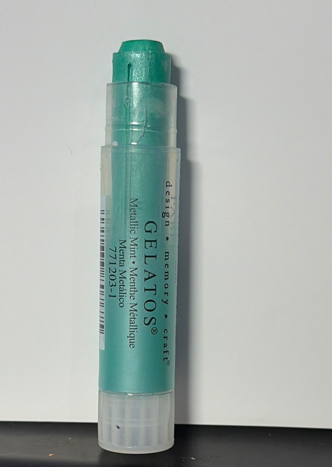 BJR- GELATOS- SINGLE- METALLIC MINT- ART CRAYON